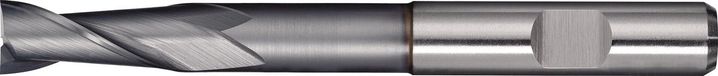 TECWERK Bohrgroeffrees TypeN D.6mm HSS-Co8 TiCN Weldon Z.2 lang