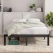 Zinus Elias Metalen platform-bedframe, 36 cm hoog, compatibel met het hoofdeinde, stalen steun, eenvoudige montage