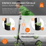 Hauki City scooter groen opvouwbaar en in hoogte verstelbaar Scooter met XXL wielen