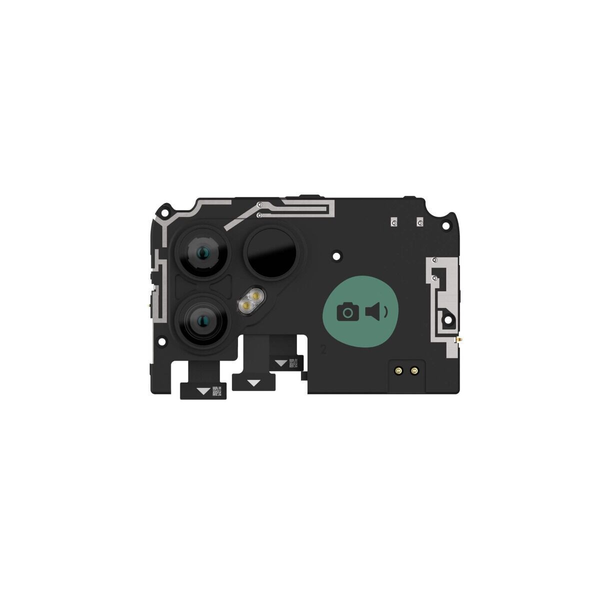 Fairphone F4CAMR-1ZW-WW1 - Mobiele telefoon onderdeel - Zwart