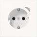 JUNG HOME prise murale SCHUKO®, 16 A 250 V ~, avec indication de fonction, SAFETY+, série LS, blanc alpin BT LS 1521 S WW