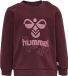 Hummel Kindersweatshirt Hmlspirit 215502 Windsor Wine Katoen Polyester Lange Mouw Ronde Hals Regular Fit Printopdruk Casual Kinderen Mannen