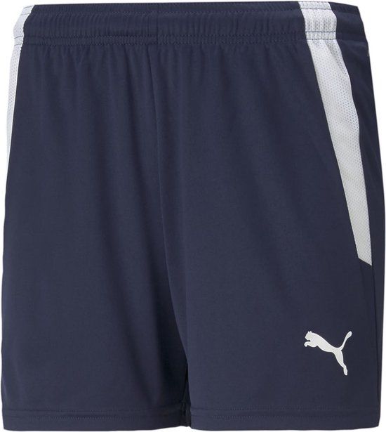 Puma Teamliga Short Dames - Marine