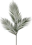 Mica Decorations Kunstblad - groene Areca/goudpalm - kunsttak - kunstplant 95 cm