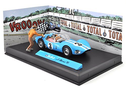 Unbekannt Michel Vaillant Le Mans 1961 - 1/43 IXO auto + figuur + decoratie V1