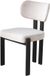 Lizzely Garden & Living Set Deal: 6 stuks Eetkamerstoel Japandi Beige Naomi Zwart