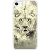 Lionne Verstevigd hoesje met sublimatie bedrukking, compatibel met Apple iPhone 8