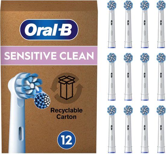 Oral-B Sensitive Clean Pro Opzetborstels - 12 stuks