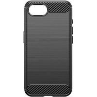 DLH - Achterzijde behuizing voor mobiele telefoon - silicone - zwart - voor Apple iPhone 16e, 17e