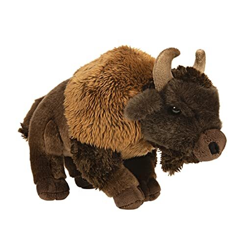 Uni-Toys - Bison - 29 cm (lengte) - Pluche Buffel, Wisent, Wildrind - Pluche dier, knuffeldier
