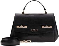 GUESS Melinda Top Handle Flap Bag Zwart