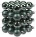 Othmar Decorations Kleine kerstballen - 36x st - emerald groen - D4 cm - glas - kerstversiering