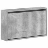 vidaXL Schoenenkast ARNHEM 71 x 17 x 43 cm Betongrijs
