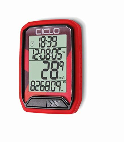 Ciclosport Protos 213 Fietscomputer, red