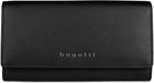 bugatti Emilia Ladies Long Wallet With Flap Black zwart