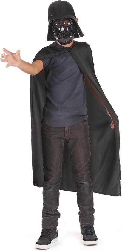 Rubie's Darth Vader Cape - Star Wars - Carnaval - Zwart - Polyester - Kinderen