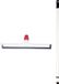 Betra Douchetrekker/vloertrekker - kunststof - blanc - caoutchouc naturel - B55 cm - Uitschuif steel blanc - van 80 tot 130 cm