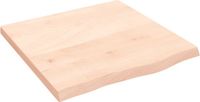vidaXL Tafelblad - 60x60x(2-4) cm - onbehandeld - massief eikenhout