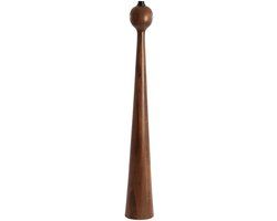Light & Living Vloerlamp Festina Mangohout - 125cm - Bruin (excl. kap)