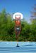 Powershot Basketbal muur - verdedigingspop - D-Man - Rood