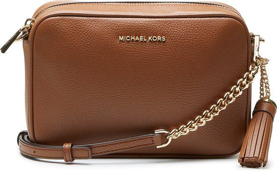 Michael Kors Jet Set MD Camera Bag Crossbodytas - Luggage - Bruin Cognac - Dames