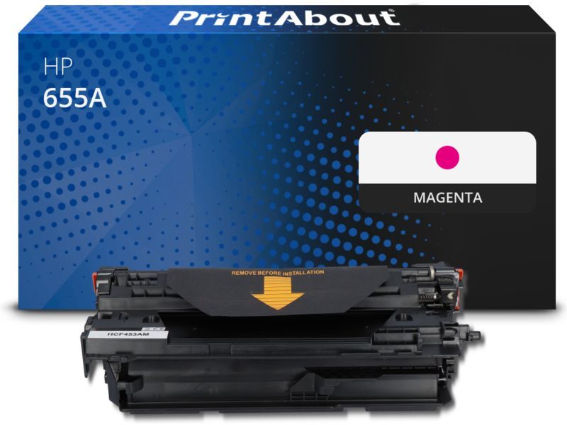 PrintAbout Toner 655A (CF453A) Magenta geschikt voor HP