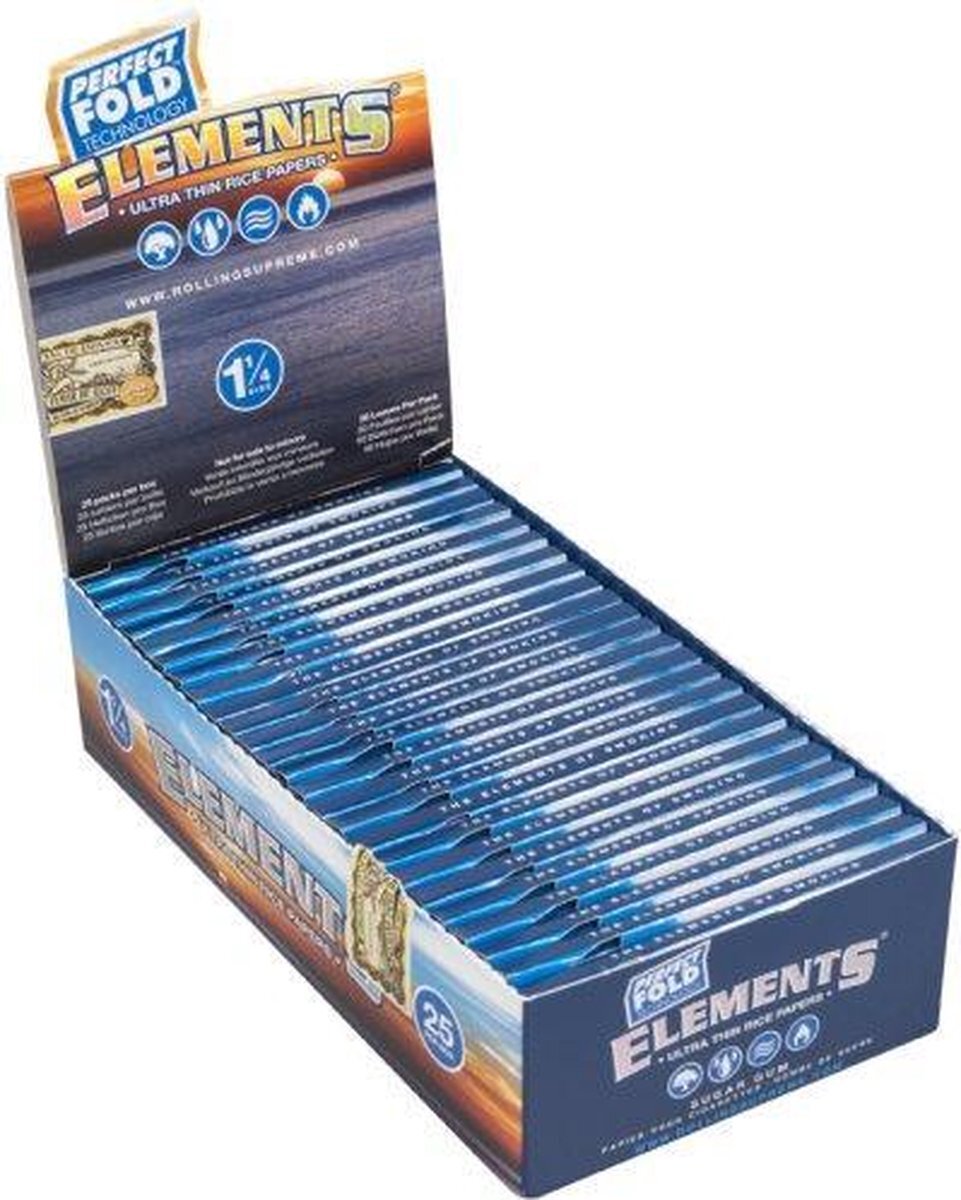 Elements Papieren 1 4""-25-C256, Blauw