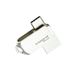 Integral 256 GB 360-dubbele USB 3.2 Gen 1 Type C & Type A flashdrive met massief metalen behuizing, snelle overdrachtssnelheden en eenvoudig Plug & Play