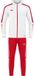 Jako Power Polyesterpak Met Kap Heren - Wit / Rood | Maat: L