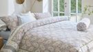 Pip Studio Kairi Bloom dekbedovertrek - Lits-Jumeaux XL - 260 x 200/220 cm - Licht blauw