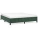 vidaXL Cadre de lit sans matelas, vert foncé, 160x200 cm, velours