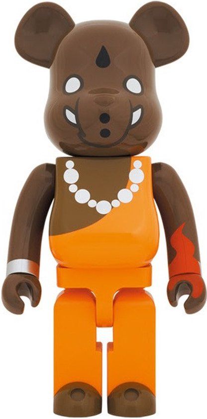 400% Bearbrick - Brahman Elephant (Brown) - Medicom Toy - 13x10x28 cm