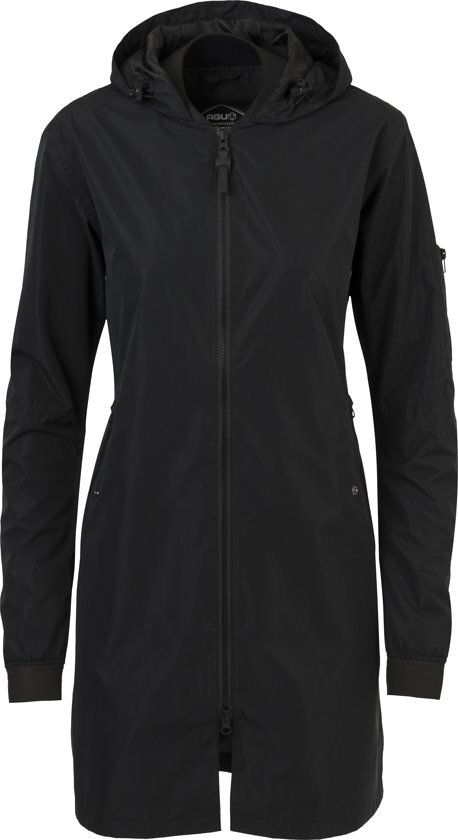 AGU Urban Outdoor Long Bomber Regenjas - Vrouwen - Black