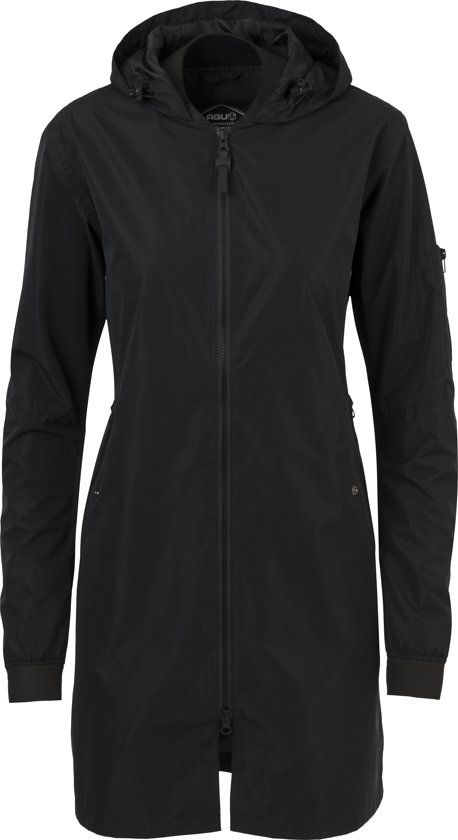 AGU Urban Outdoor Long Bomber Regenjas - Vrouwen - Black - 8717565582552