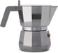 Machine à café expresso sans marque - aluminium - 3 tasses - gris/argent