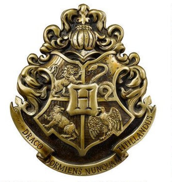 Noble Collection Hogwarts schild wanddecoratie
