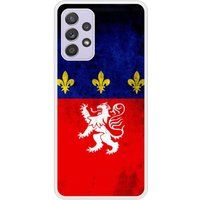 Drapeau Lyon Bedrukt siliconen hoesje compatibel met Galaxy A72 4G