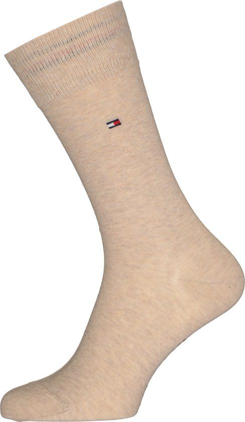 Tommy Hilfiger Classic 2P Heren Sokken - 47-49 - Beige