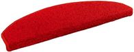 vidaXL Zelfklevende trapmatten 15 st 80 x 24,5 x 3,5 cm Rood