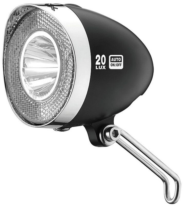 XLC Koplamp Retro Switch LED - 20 Lux - Zwart
