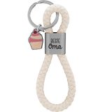 GRUSS & CO Sleutelhanger loop motief oma