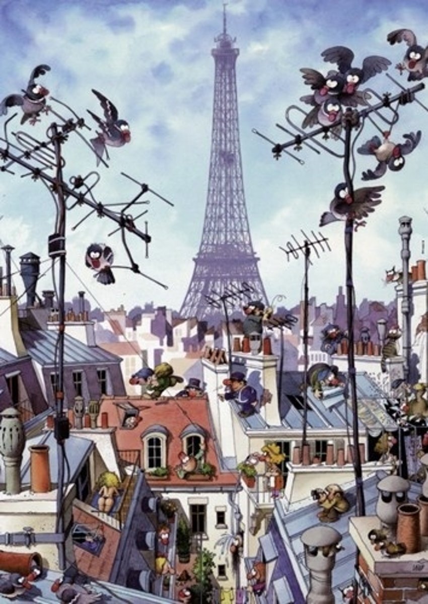 University Games Eiffel Tower - Legpuzzel - 1000 Stukjes