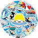 Autocollants de natation - Étanche - À la mode - Personnalisable - Pour vélos et gourdes