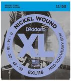 D'Addario EXL116 Snaren voor Elektrische Gitaar (11-52) Medium Top / Heavy Bottom
