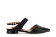 CAFèNOIR - Escarpins avec bride en nappa et microfibre, ornés de multiples strass, pour femmes, couleur
