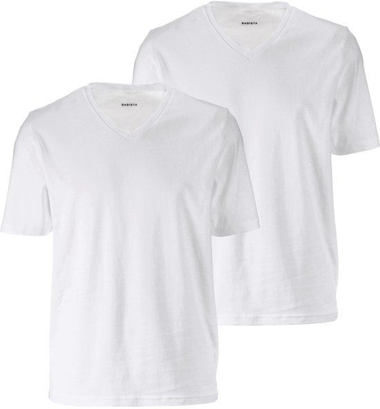 Babista T-shirt Set van 2 - Wit - Maat 44/46