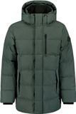No Excess Heavy gestepte parka met ritszakken Dark Steel XL
