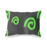 BonaMaison Neon Groen-Rook Decoratieve Kussensloop, Kussenhoezen Bank, Decoratieve Kussenhoesjes, Kussensloop; Sofa, Slaapkamer, Kantoor, Auto 45x60 Cm - Ontworpen en vervaardigd in Turkije