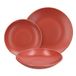 Tognana Ritual 18-delig tafelservies voor 6 personen, aardewerk, appelrood