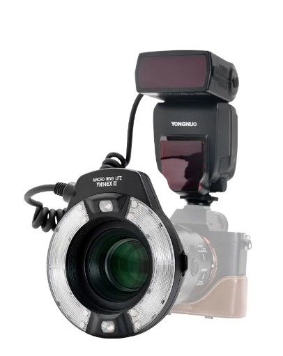 Yongnuo YN-14EX II Macro Ring Flash for Canon - Slave Flash - Black
